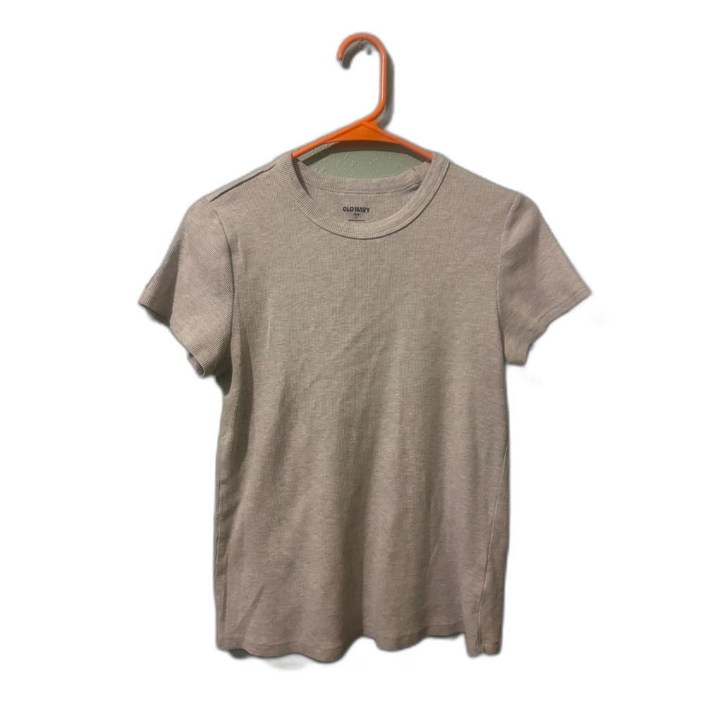 Old Navy Women's Grey Snug Fit Top